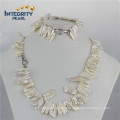 Freshwater 10-14mm Fashion Biwa Natural Pearl Set Price